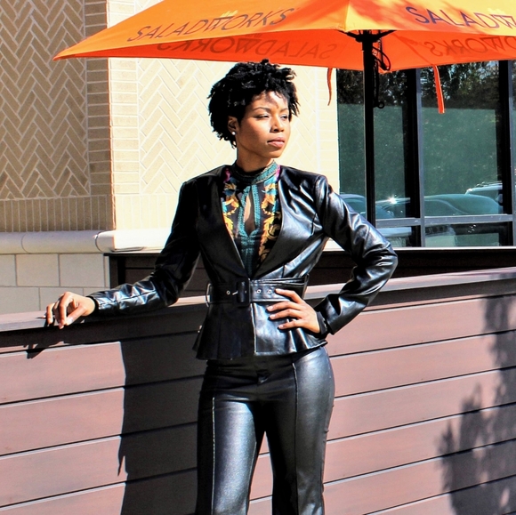 Jealous Tomato ๐
Pleat Peplum Leather Jackets - Picture 2 of 7